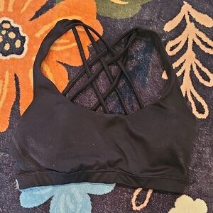 Victoria's Secret Black Crisscross Sports Bra